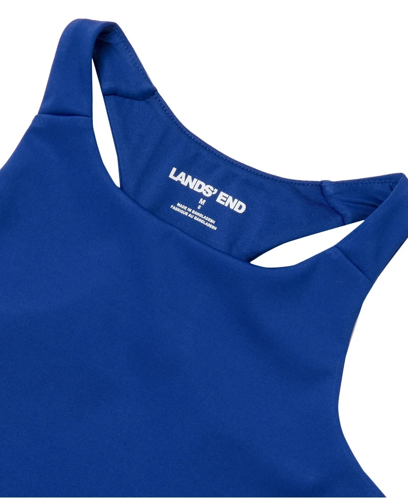 Lands' End Girls Active Crop Tank