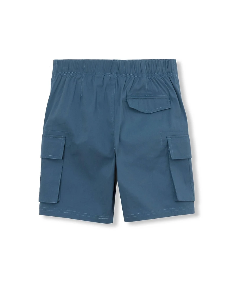 Lands' End Boys Stretch Canvas Cargo Shorts