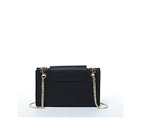 Susu Mini Crossbody Bag Black Leather Purse Wristlet Women's Handbag