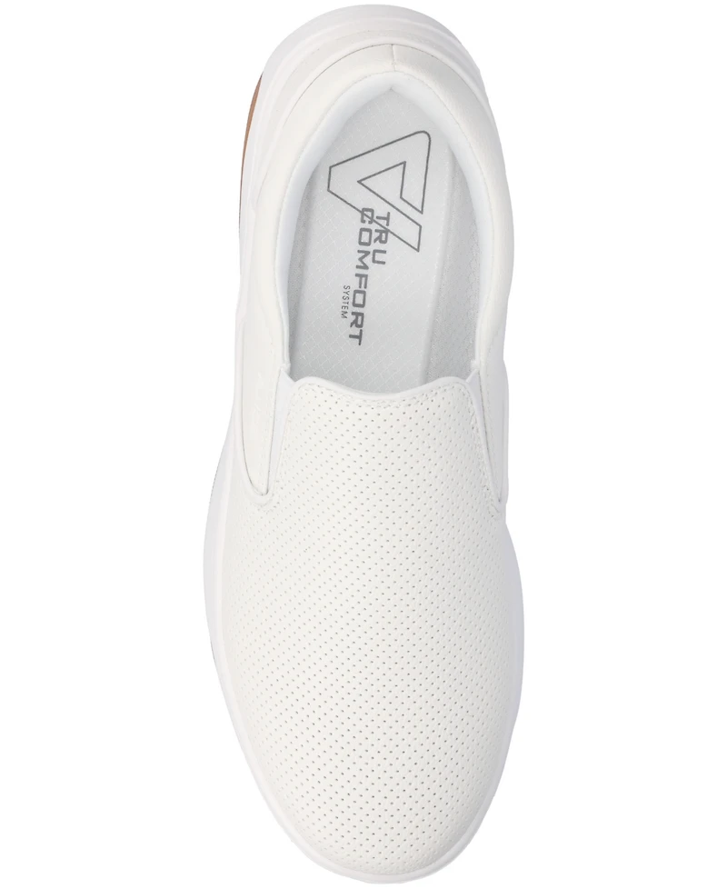 Vance Co. Men's Townes Comfort Perforated Flexible Slip-on Sneaker