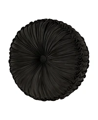 J Queen New York La Boheme Tufted Decorative Pillow, 15" Round