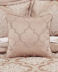 J Queen New York Rosewater Embellished Decorative Pillow, 18" x 18"