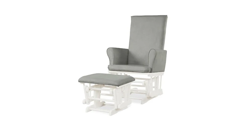 Baby Nursery Relax Rocker Rocking Chair Glider & Ottoman Set
