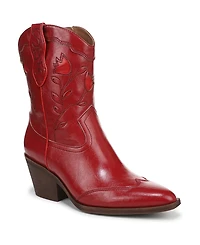 Sam and Libby Women's Flash Block Heel Western Booties