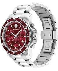 Movado Men's Series 800 Swiss Quartz Chronograph Performance Steel Watch, 42mm