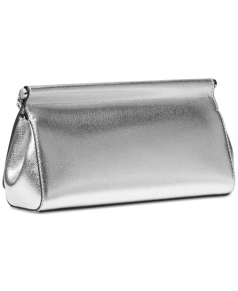 Michael Kors Carmine Small Leather East West Clutch
