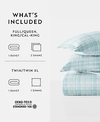 ienjoy Home Elegant Designs Patterned Duvet Cover Set, King/California King