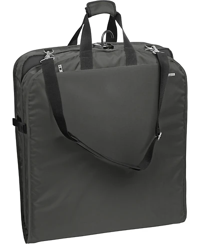 42" Premium Travel Garment Bag with Shoulder Strap and Pockets