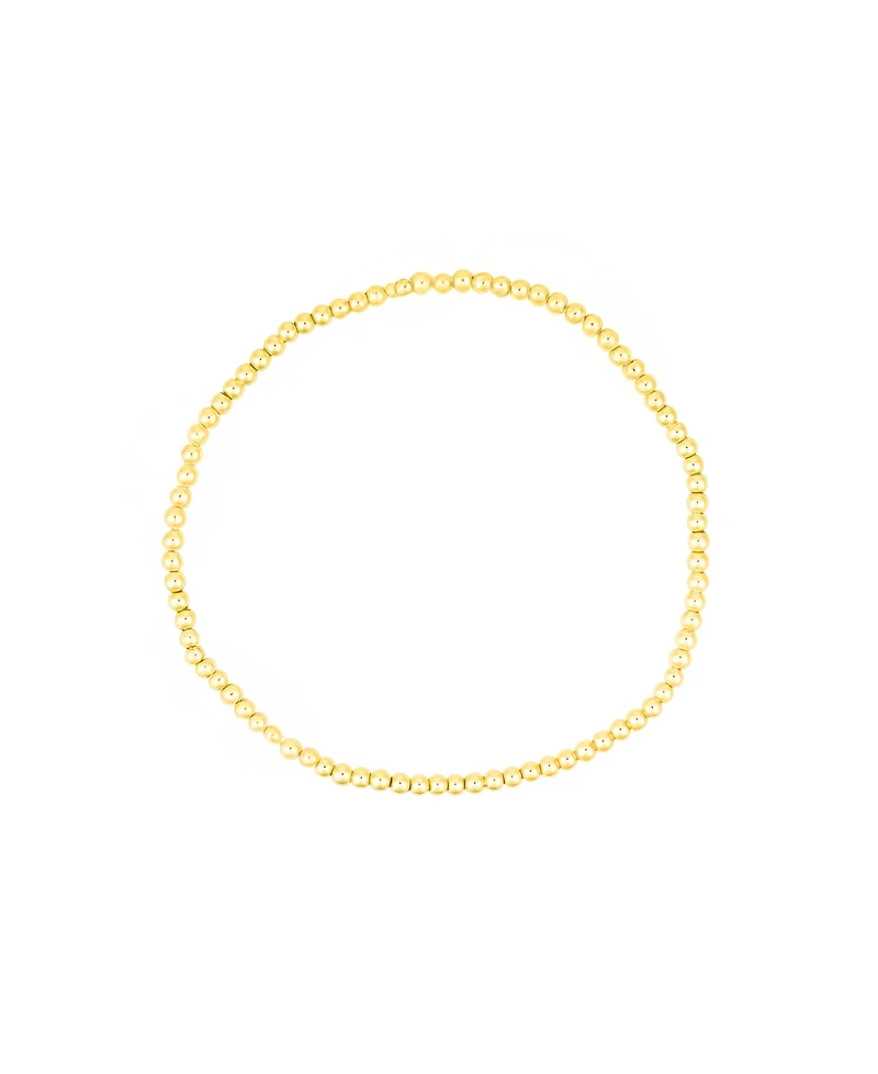 Adornia Gold Stretch Ball Bracelet Set