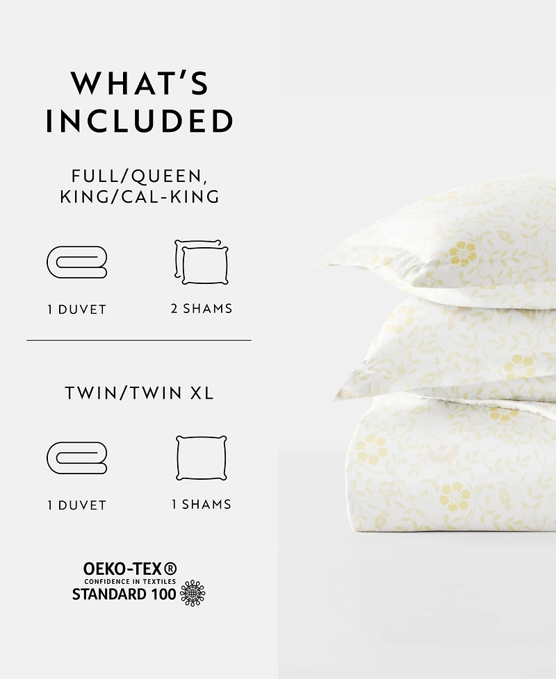 ienjoy Home Tranquil Sleep Patterned Duvet Cover Set
