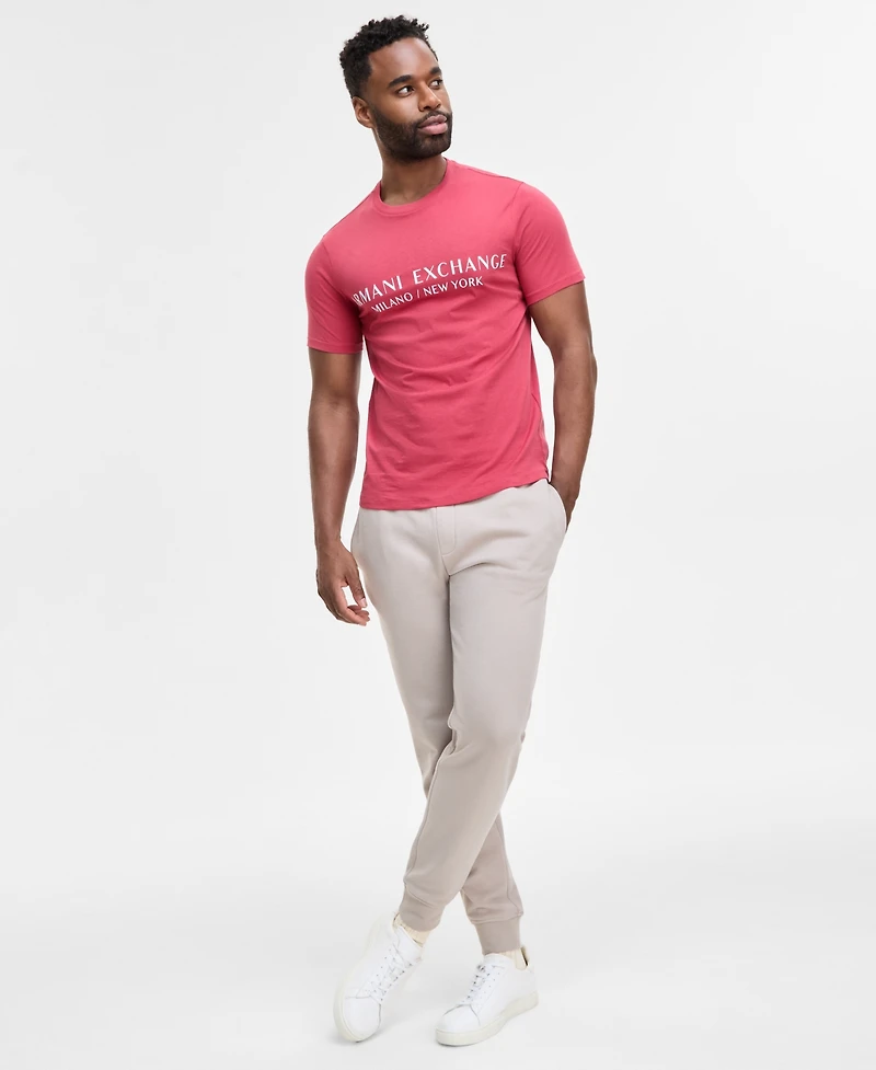 Aix Armani Exchange Men's Text Logo T-Shirt
