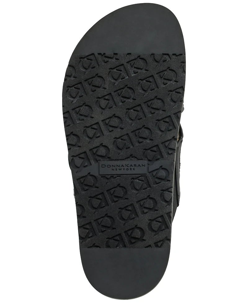 Donna Karan New York Women's Harisa X- Band Slip-On Flat Sandals