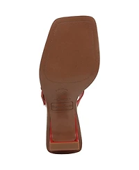 Franco Sarto Women's Frenza Open Square Toe Slide Dress Sandals