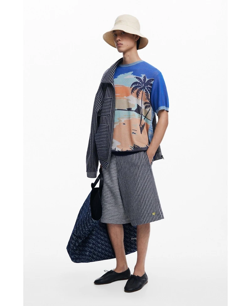 Desigual Men's Beach knit T-shirt
