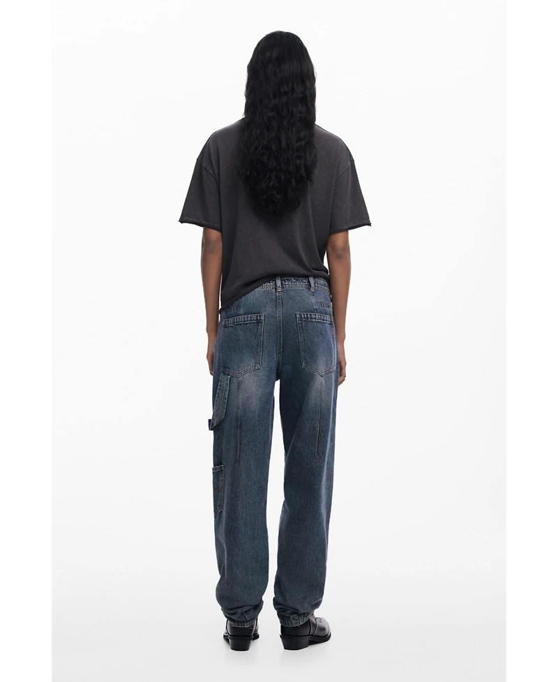 Desigual Women's Distressed Boyfriend Denim