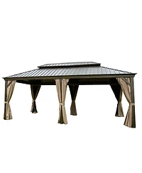 Mondawe Outdoor Living 14x20FT Hardtop Gazebo Canopies