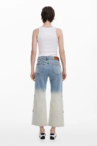 Desigual Women's Floral Culotte Jeans