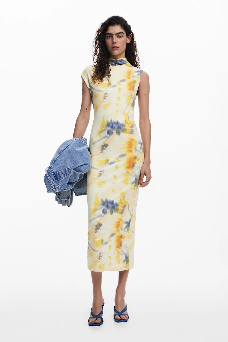 Desigual Women's Floral tube dress