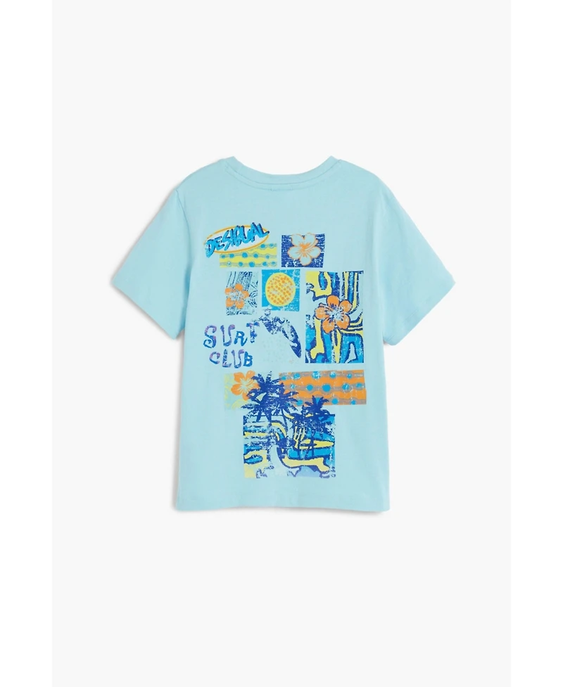 Desigual Boys Boys's Tropical print T-shirt
