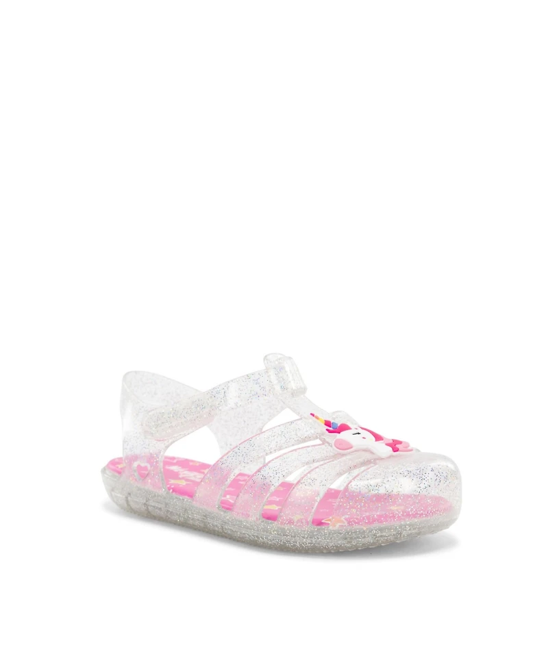 Western Chief Little Girls Wonder Everglitter Unicorn Lighted Sandal
