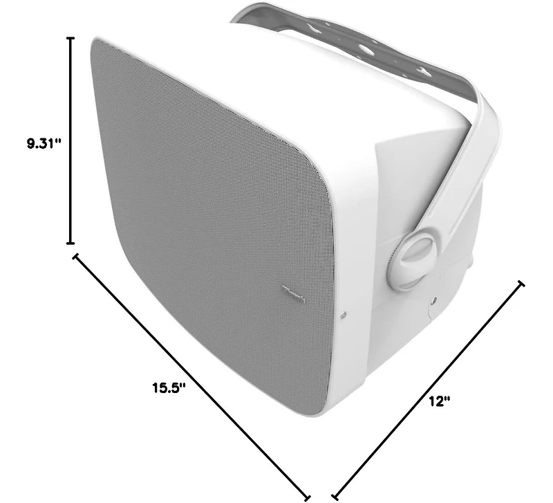 Klipsch Rsm-800 8" Surface Mount Waterproof Outdoor Speaker - Pair