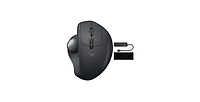 Logitech Mx Ergo Advanced Wireless Trackball with Extended Mouse Pad Bundle