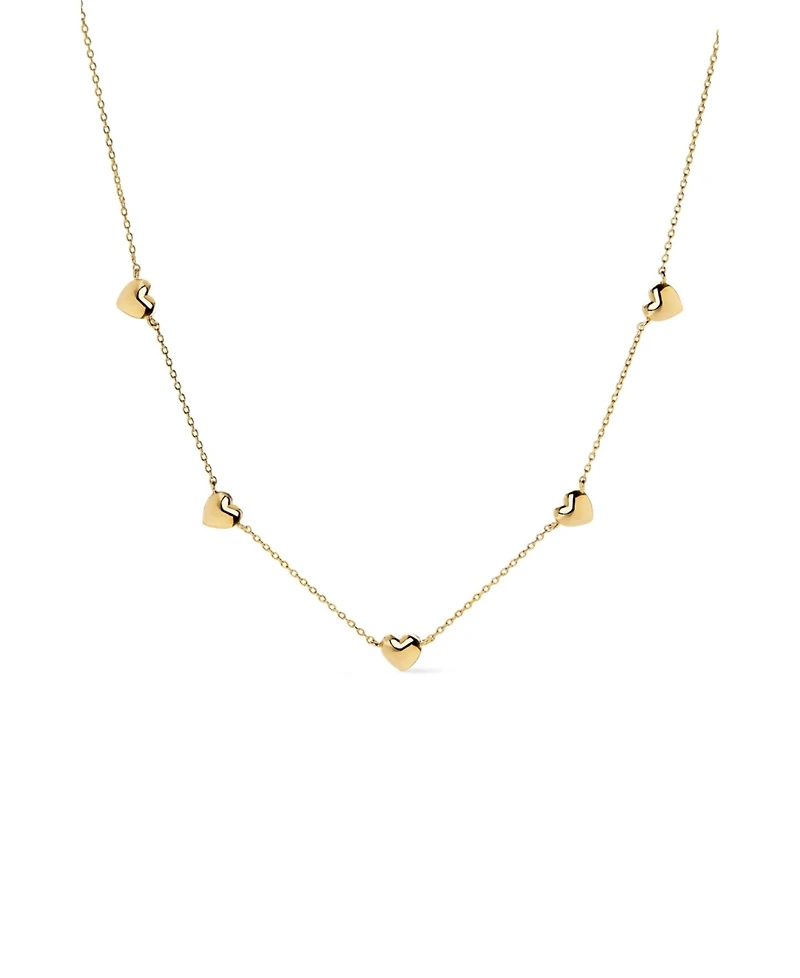 Ana Luisa Heart Necklace - Lev Mini Station Necklace