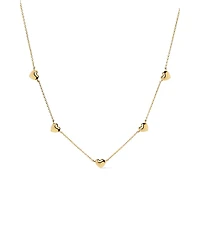 Ana Luisa Heart Necklace - Lev Mini Station Necklace