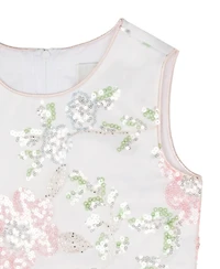 Rare Editions Toddler and Little Girls Beaded Sequin Social Dress