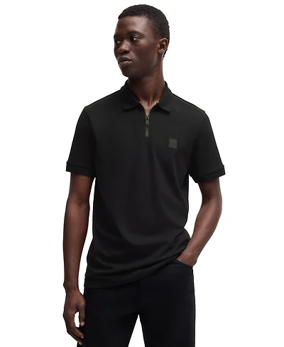Boss by Hugo Men's Stretch-Cotton Pique Slim-Fit Polo Shirt