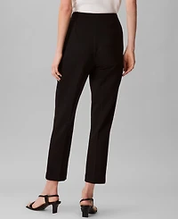Calvin Klein Women's Ponte Cropped Straight-Leg Pants