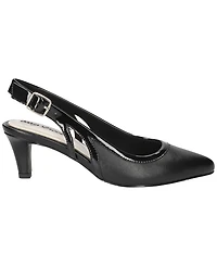 Easy Street Women's Glisten Buckle Slingback Pumps