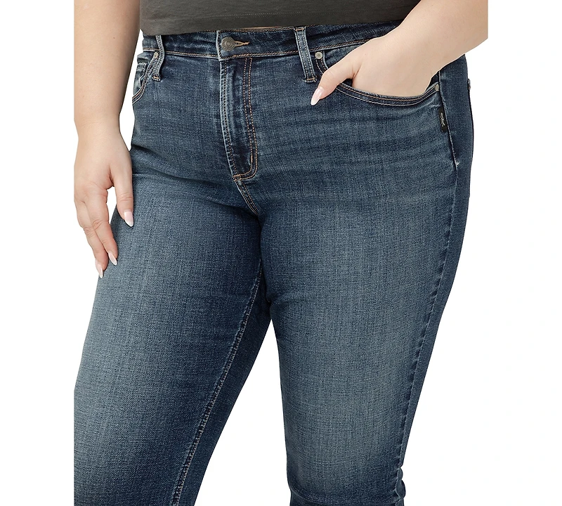 Silver Jeans Co. Plus Most Wanted Mid-Rise Ankle