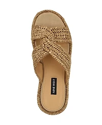 Nine West Women's Cerry Woven Platform Wedge Sandals