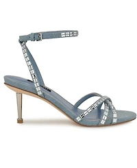 Nine West Women's Amseta Strappy Embellished Stiletto Sandals