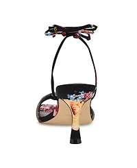 Nine West Women's Raqchel Embellished Lace Up Dress Sandals