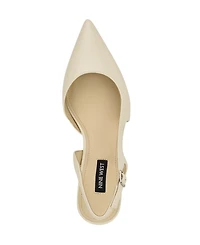 Nine West Women's Renela Kitten Heel Slingback Pumps