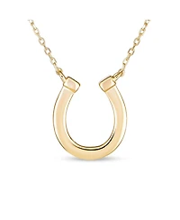 Bling Jewelry Delicate White or Orange Fire Created Opal Equestrian Good Luck Charm Horseshoe Necklace Pendant .925 Sterling Silver