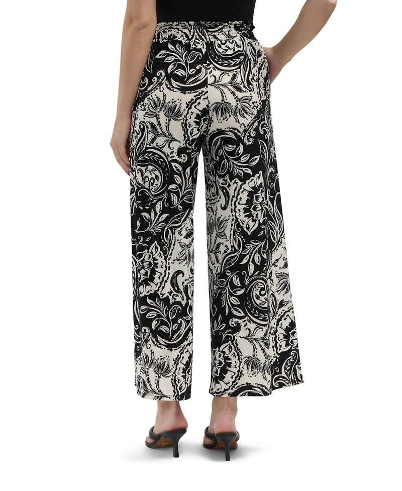 Ellen Tracy Women's Wide Leg Pant with Smocking