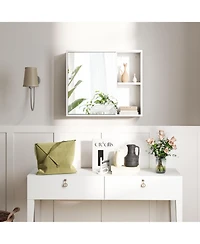 Bathroom Medicine Cabinet with Single Mirror Door
