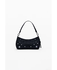 Desigual Women's Small embroidered faux leather bag