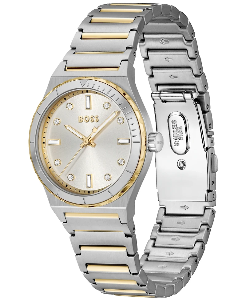 Hugo Boss Women's Candor Sport Quartz Two-Tone Stainless-Steel Watch, 32mm