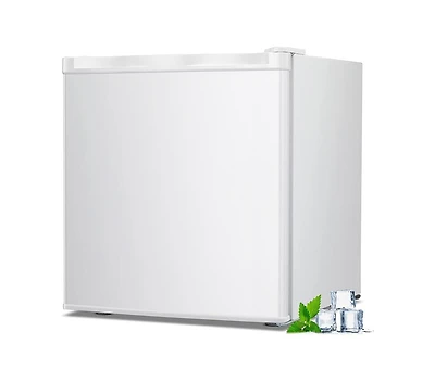 Kismile Mini Freezer,1.1 Cu.ft Upright Freezer with Reversible Single Door,Removable Shelves,Small Freezer with Adjustable Thermostat for Home/Kitchen