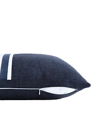 Nautica Sailor Harbor Embroidered Square Pillow, 20" X 20"