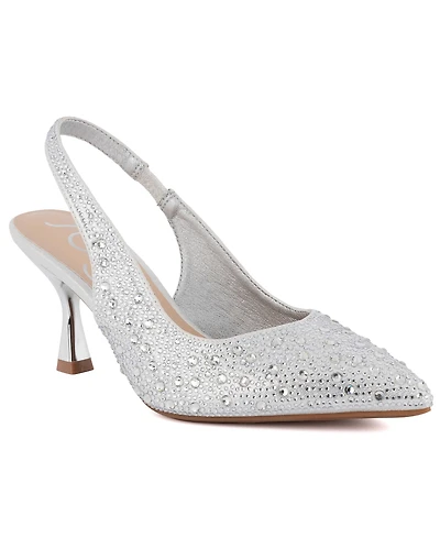 Sugar Women's Dazzy Slingback Rhinestone Dress Pumps