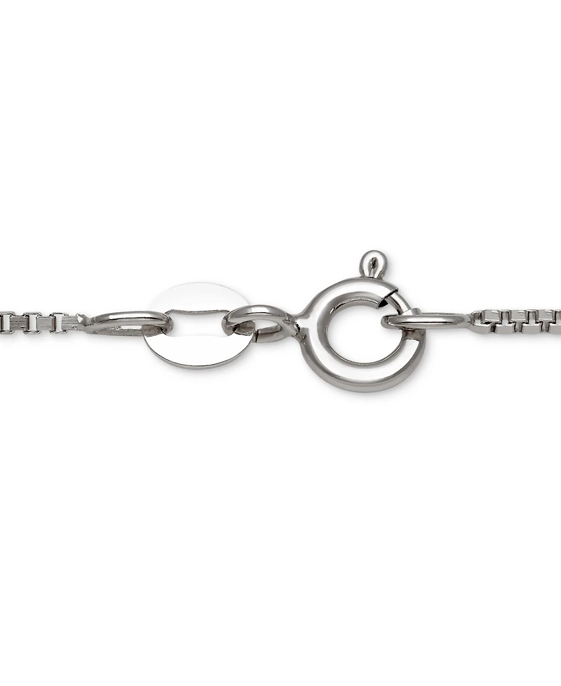 Belle de Mer Blush Cultured Freshwater Pearl (9-10mm) & Lab Created White Sapphire (1-1/2 ct. t.w.) Pendant 18" Necklace in Sterling Silver