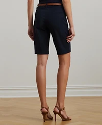Lauren Ralph Twill Stretch Bermuda Shorts