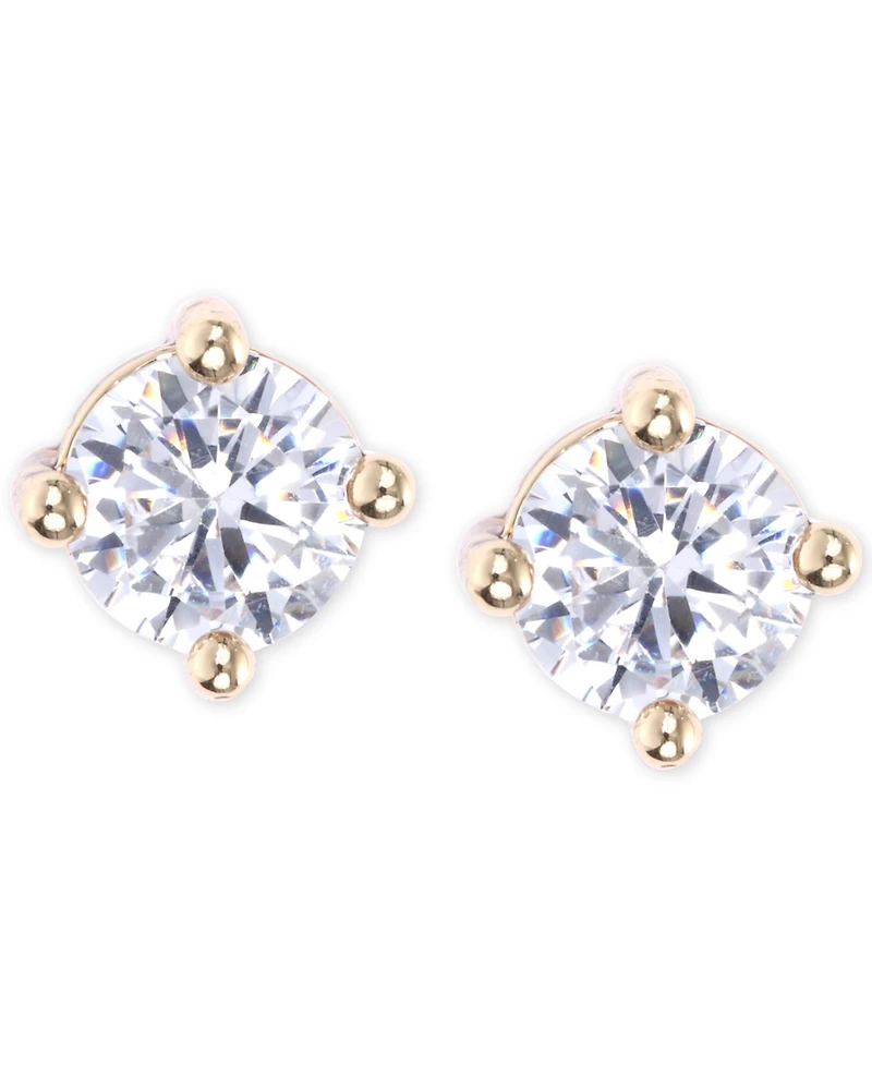 lonna & lilly Gold-Toned Crystal Stud Earrings