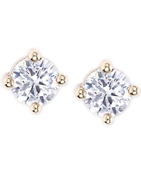 lonna & lilly Gold-Toned Crystal Stud Earrings