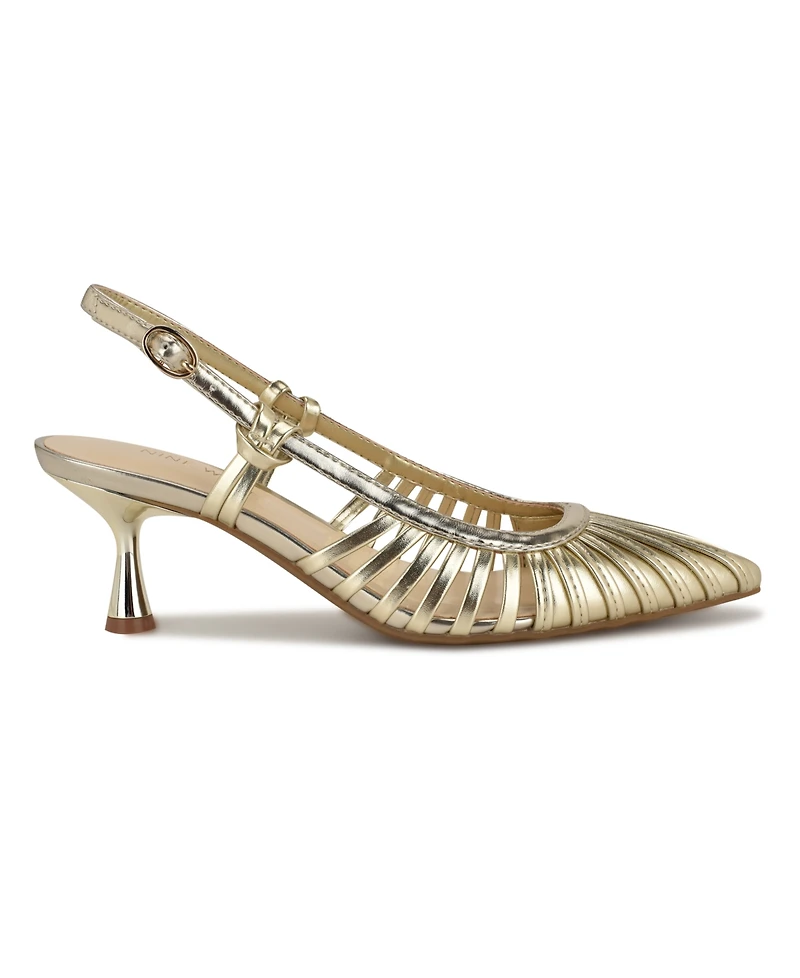 Nine West Women's Resta Pointy Toe Slingback Pumps